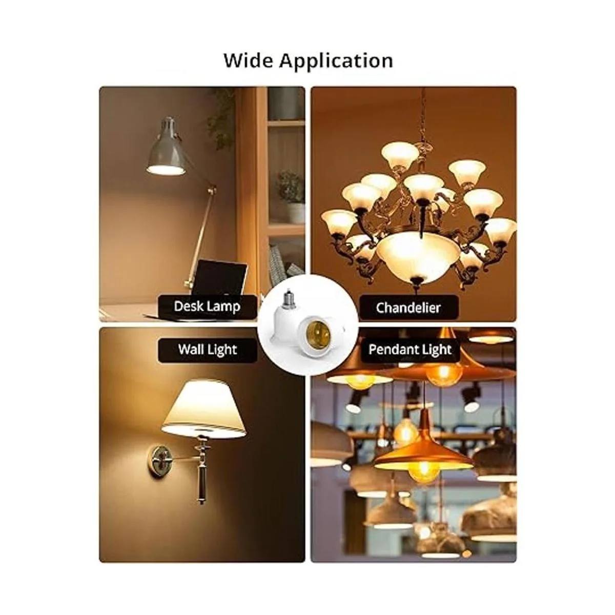 JACKYLED E12 a E26 E27 Enchufe de luz para candelabro_6