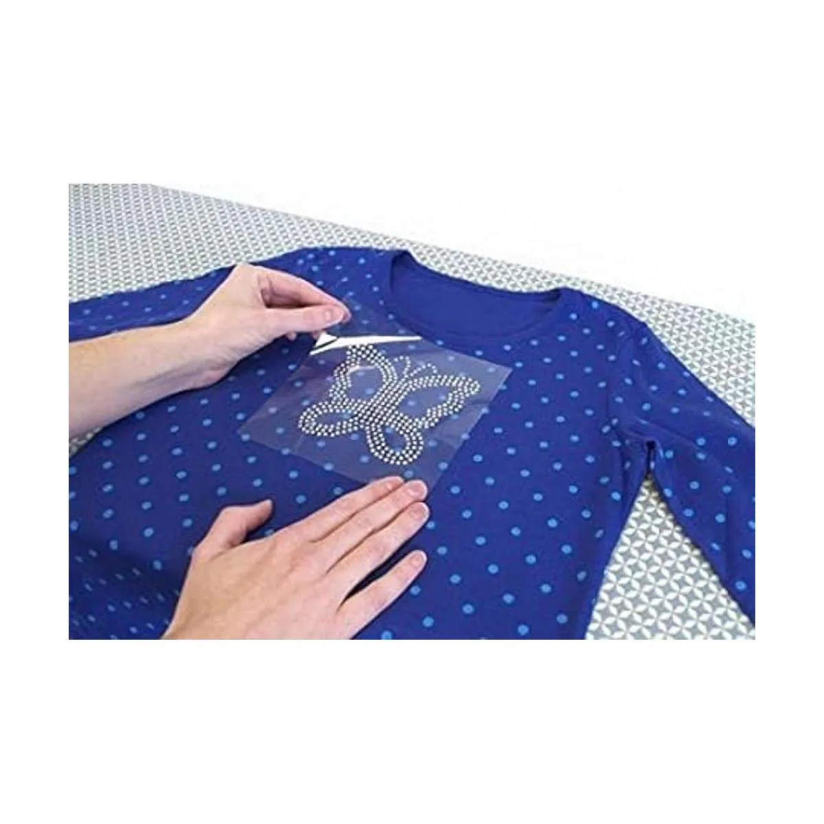 MATRONA de honor Claro Rhinestone Hierro Sobre Bling de_3