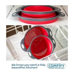 Juego de Colador juego de 2 coladores plegables filtros_2