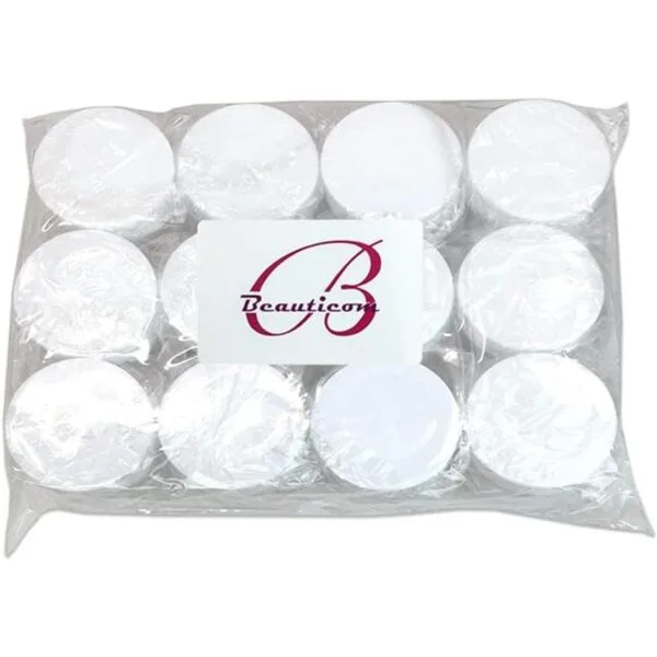 Tarros transparentes Beauticom con tapas blancas 12_4