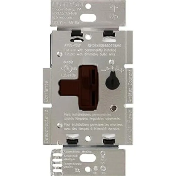 Lutron Toggler LED Dimmer Para bombillas LED_1