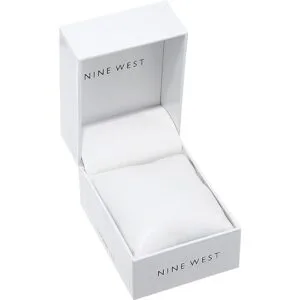 Nine West Reloj pulsera NW1578CHGB con esfera champán en_4