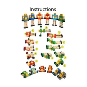 TOWO Robot de vehículo transformador de madera_2