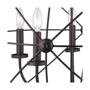 Canarm ICH282B05ORB25 Sumerside Lámpara de araña de 5_2