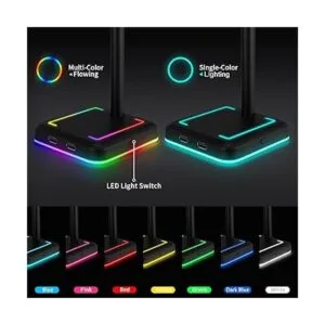 Soporte para auriculares con cargador inalámbrico TEEDOR_3