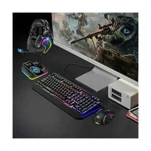 Soporte para auriculares con cargador inalámbrico TEEDOR_2