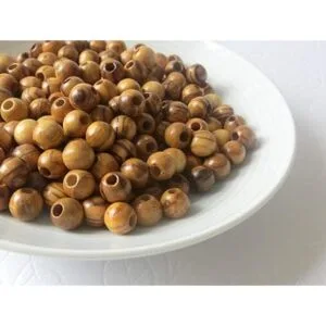 Cuentas de madera de olivo Nazareth de 0.315 in para la