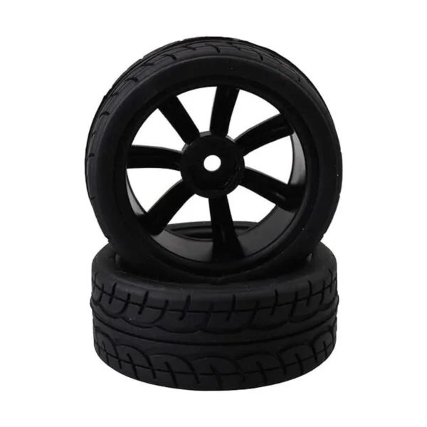 BQLZR 4PCS RC1 10 Coche deportivo plano con neumáticos de_2