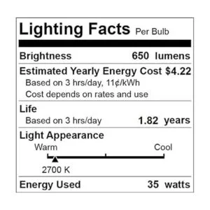 Paquete de 10 G8 35 W 120 V Focos con luces halógenas JCD