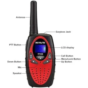 Retevis RT628 Walkie Talkies recargables con baterías de_6