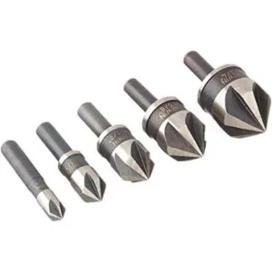 IRWIN Tools Broca avellanadora de óxido negro juego de 5_1