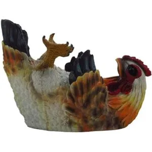 Estatua de soporte para botellas de vino de pollo para_2