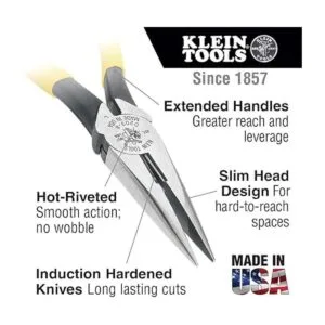 Klein Tools D2038GLW Alicates de nariz larga alicates de_2