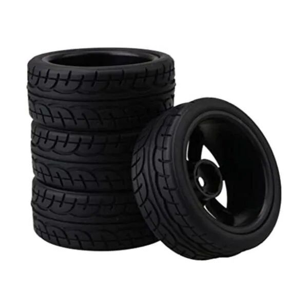 BQLZR 4PCS RC1 10 Coche deportivo plano con neumáticos de_1