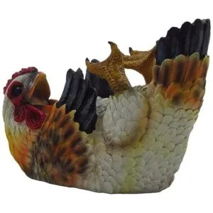 Estatua de soporte para botellas de vino de pollo para_3