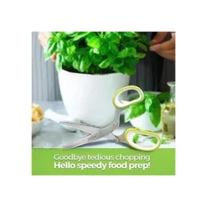 Jenaluca Tijeras de acero inoxidable para cortar verduras_4