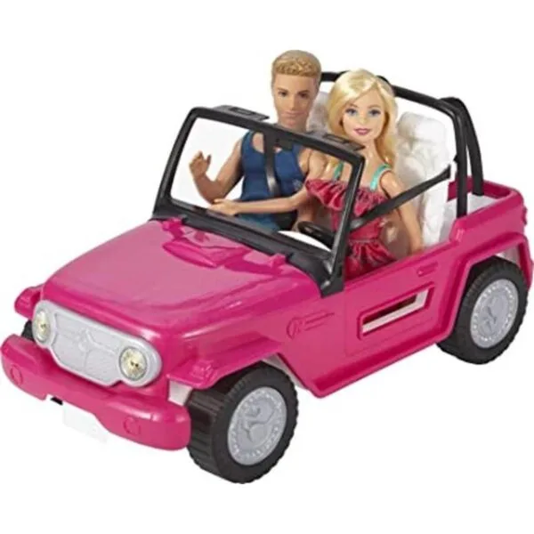 Auto turismo de playa de Barbie con Ken_1