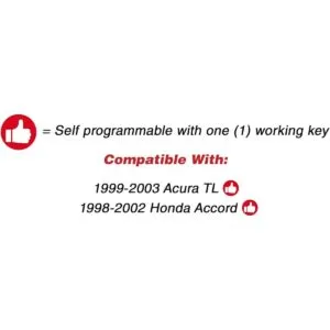 KeylessOption Mando a distancia para coche repuesto para_4