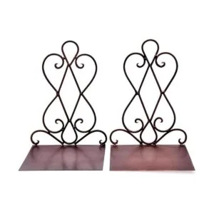 Artkingdome 1 par de sujetalibros de lujo de la vieja