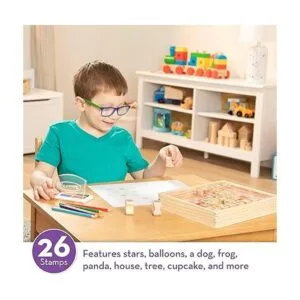 Juego de sellos de madera Melissa Doug Favorite Things_2