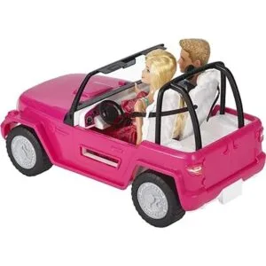 Auto turismo de playa de Barbie con Ken_4