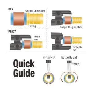 IWISS PEX1210C herramienta removedora de tapas de cobre_3