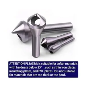 ATOPLEE Juego de brocas avellanadas 4 piezas de acero de_3