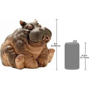 Design Toscano EU35009 Hanna the Hipopótamo African Decor_4