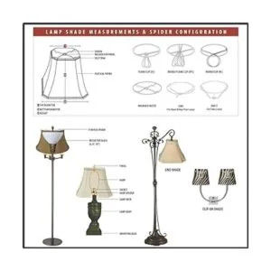 Royal Designs Lámpara de araña redonda con estampado de_4