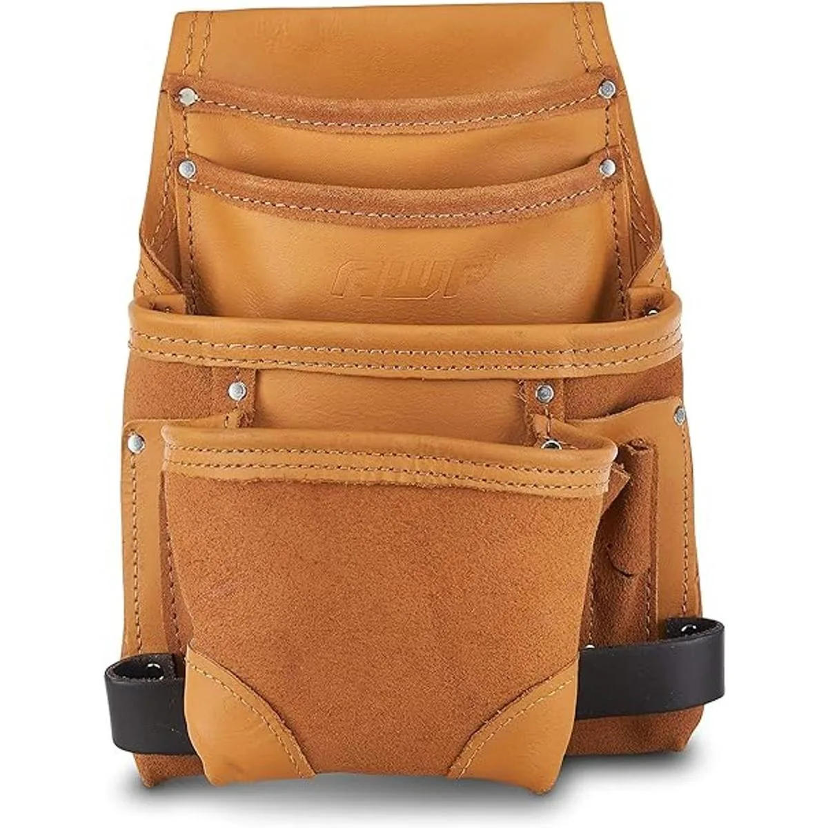 AWP Bolsa clásica de cuero de 10 bolsillos para