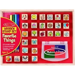 Juego de sellos de madera Melissa Doug Favorite Things_1