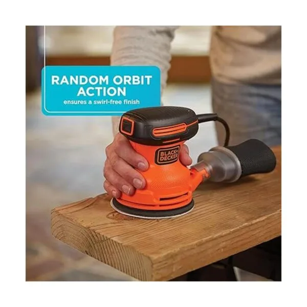 Black Decker BDERO100 Lijadora orbital de 5 pulgadas_3
