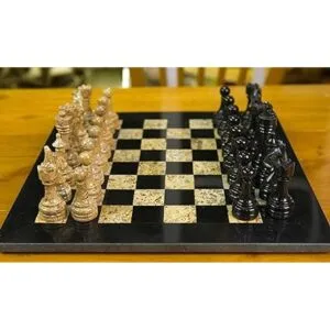 Radicaln Juego de mesa de ajedrez de mármol completo hecho_2