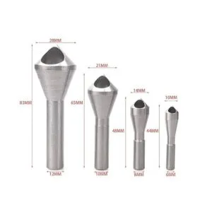 ATOPLEE Juego de brocas avellanadas 4 piezas de acero de_2