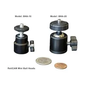 RetiCAM Mini Ball Head BHA10 Metal Ballhead 360 Pan 90_3