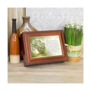 Cottage Garden Caja de música irlandesa con texto en