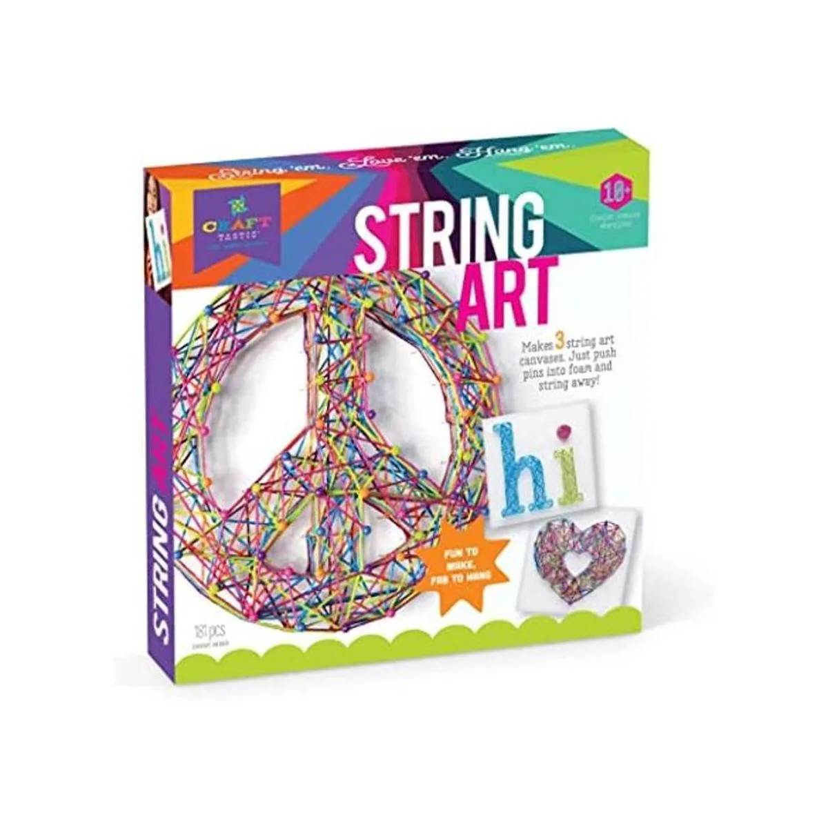 Kit de arte con cuerdas Crafttastic para hacer hasta 3_1