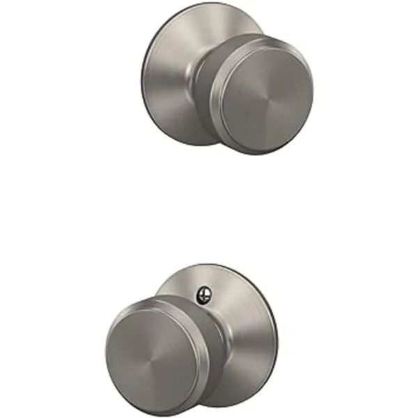 Schlage F10 BWE 619 Bowery Pomo para cerradura níquel_3