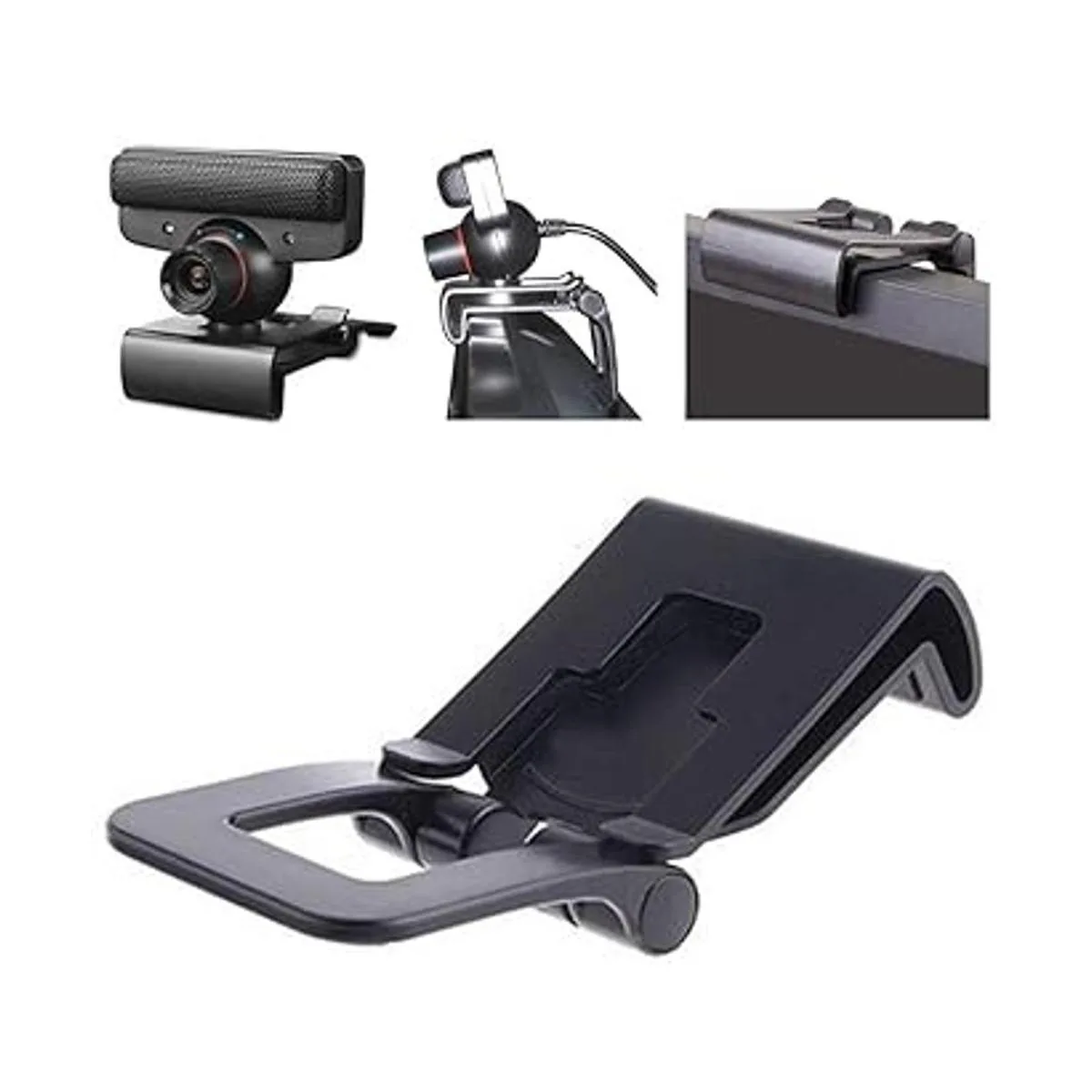 OSTENT Adjustable TV Clip Mount Holder Dock Stand_5