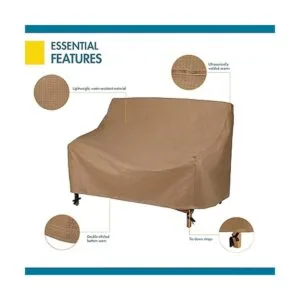 Duck Covers Cubierta para sillón de dos cuerpos