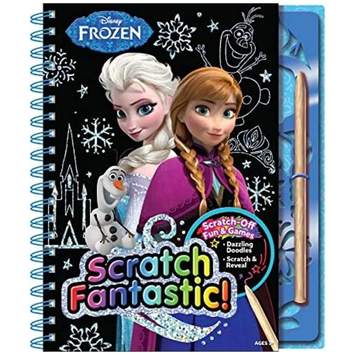 Bendon Libro para colorear y actividades de Frozen rayado_1