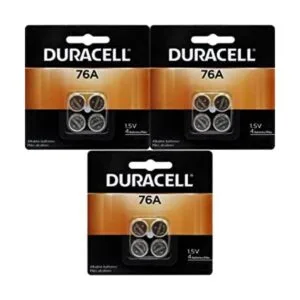Duracell 76A LR44 Duralock Batería de botón de 15 V 12_1