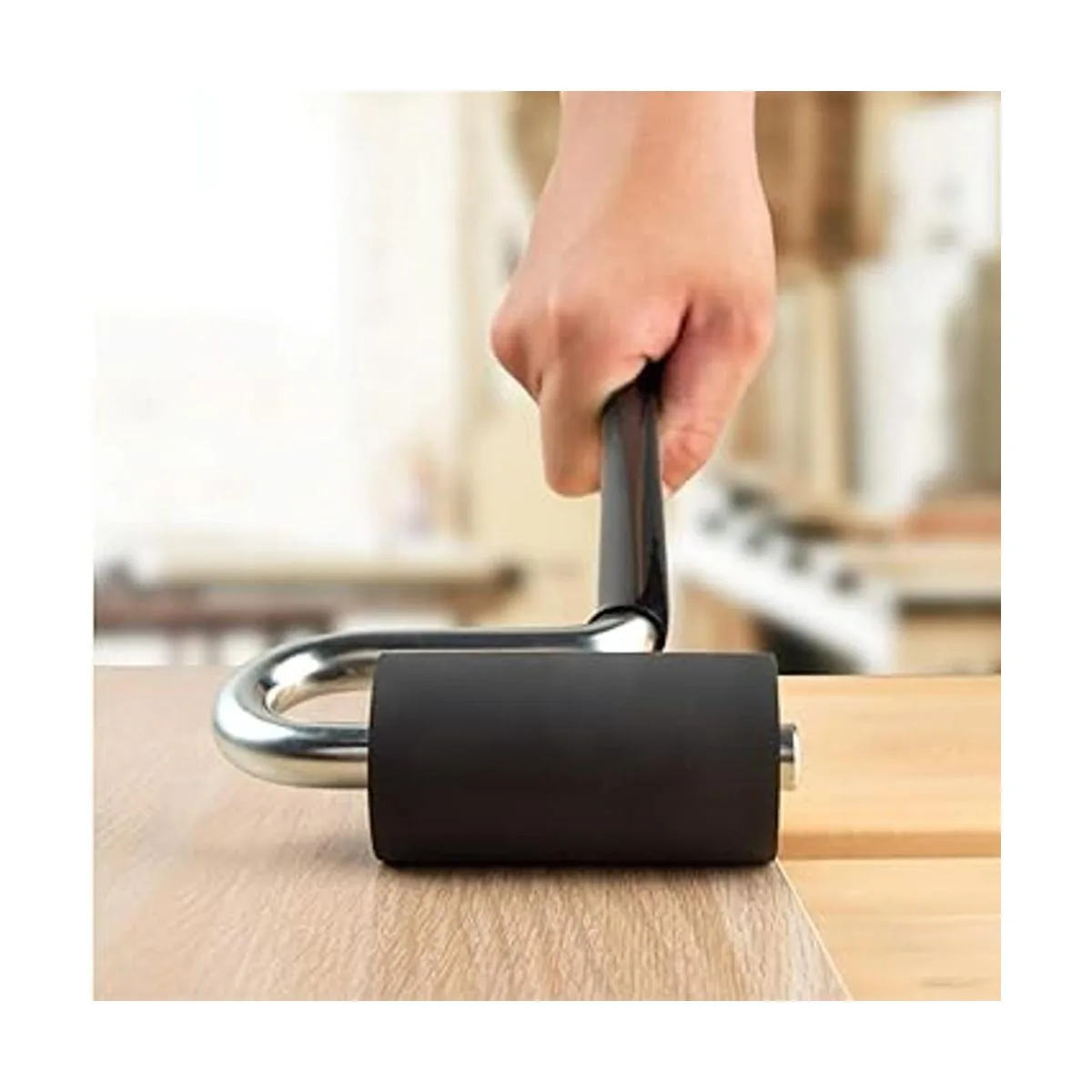 POWERTEC 71010 Rodillo en J de mango largo con rodillo de_5