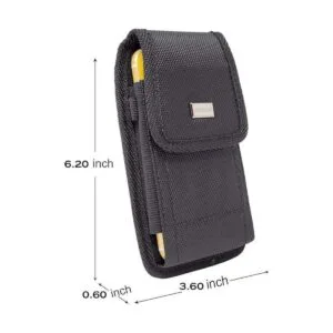 AISCELL Funda táctica con clip resistente de nailon negro_5