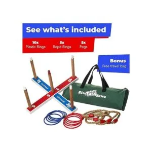 Juego de lanzamiento de anillas Elite para niños para_3