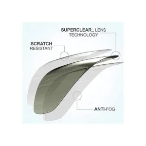 Gafas de seguridad deportiva de tiro para mujeres