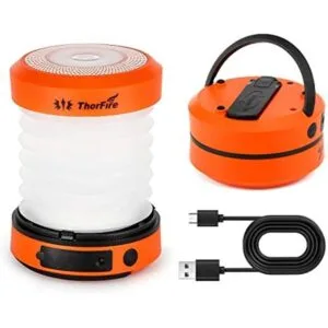 Linterna de camping LED ThorFire con manivela_1