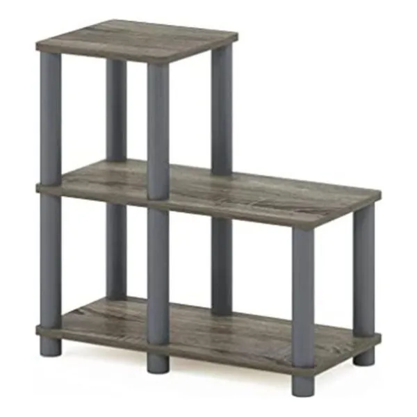 Furinno TurnNTube Estante decorativo roble francésgris_1
