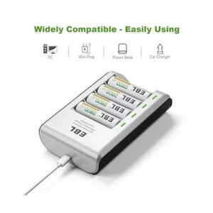 EBL Paquete de 8 pilas AAA de 1100 mAh batería_3