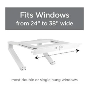 Soporte para montar aire acondicionado en ventana BAB2438_2